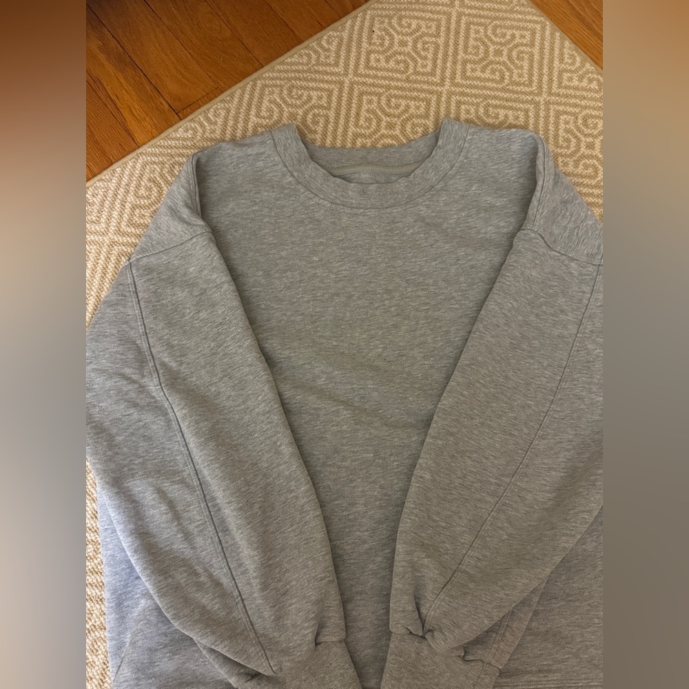 Lululemon grey crew neck